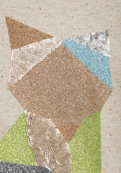 IKKS Nordik Winter longsleeve "fox" beige chiné